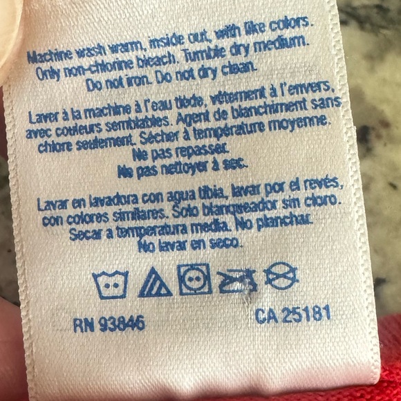 Official University of Arizona Wildcats Short Sleeve T-Shirt Red Size Large EUC - Picture 10 of 12